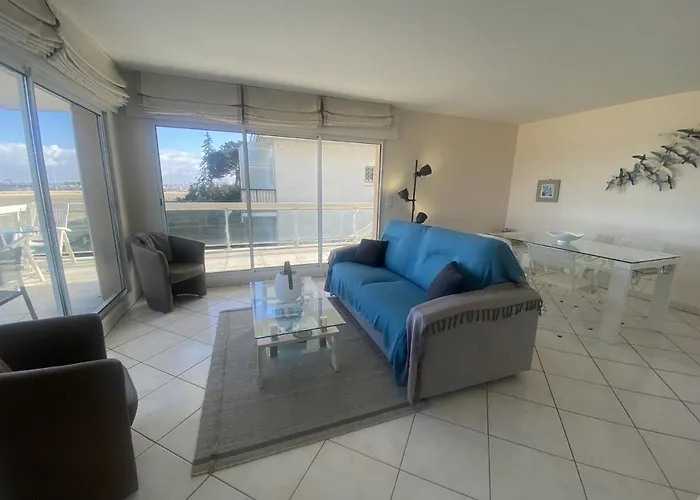 Apartamento T3 à Avec Vue Mer, Parking Privé Et Wi-fi - Fr-1-374-180 Arcachon